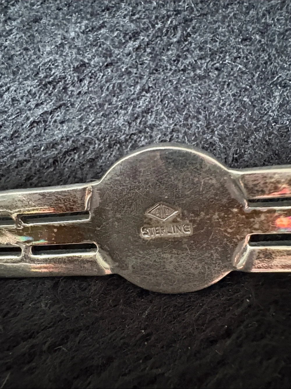 Vintage Judith Jack Sterling Silver Pearl Art Deco Brooch - White